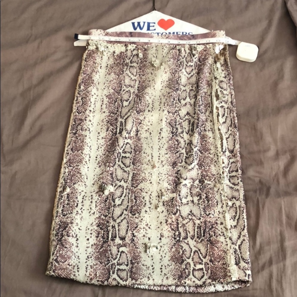 Never worn dressy skirt with sequins